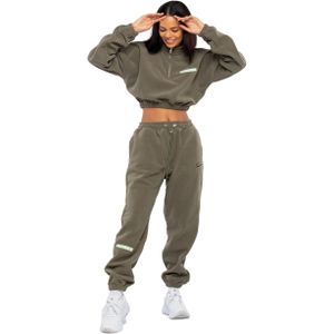 Tom Barron - Casual Cropped Fleece - Trainingspak - Dames - Oversized