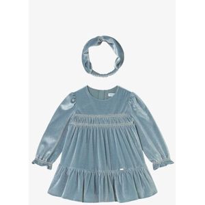 Mayoral - Jurk - Fluweel - Meisjes - Met Haarband - Lange Mouwen