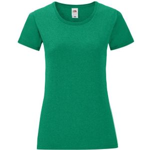 Fruit of the Loom - T-shirt - Eenvoudig - Wit - Katoen/Polyester