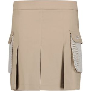 MSGM - S4MSJGSK07515 - Kinder Rokje - Katoen Mix - Geborduurd Logo, Twee Zijzakken, Mesh Details