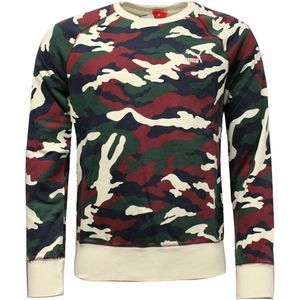 Puma - Lange Mouw Crew Neck Camo - Heren Trui