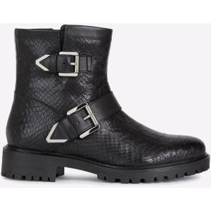 Geox - Hoara - Laarzen - Zwart - Runderleer