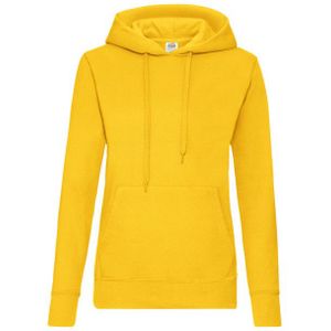 Fruit of the Loom - Dames Klassieke Hoodie - 80% Katoen - 20% Polyester
