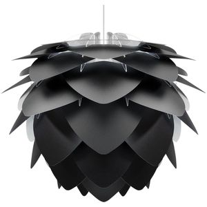 Umage Silvia medium hanglamp black met koordset wit Ø 50 cm