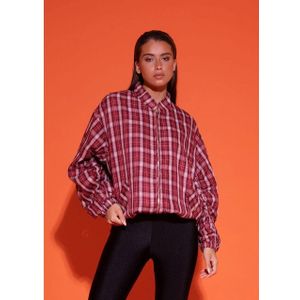 Studio Amaya - Check Bomber - Rood Geruit - Bomberjas