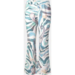 Mucho Gusto Pants moon watercolor green with paisley