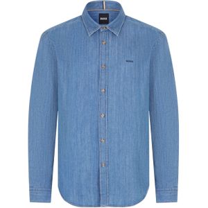Hugo - Overhemden - Blauw - Denim