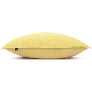 Zo!Home Kussensloop lino pillowcase aspen yellow 50 x 50 cm