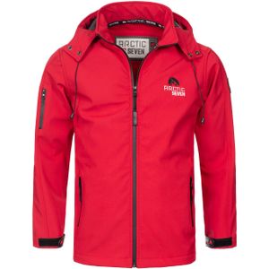 Arctic Seven - Softshell Jas - Rood - Heren - Waterafstotend