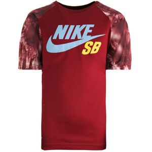 Nike - Dri-Fit Sleeve Crew Neck - T-shirt - Burgundy - Junior