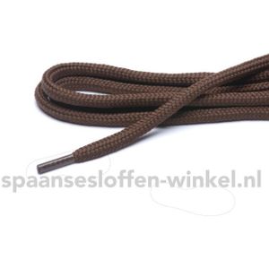 Cordial - Schoenveters - Donker Middelbruin - 120 cm - 100% Polyester - 2 Stuks