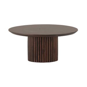 Nijwie Salontafel Ø90, mango dark walnut