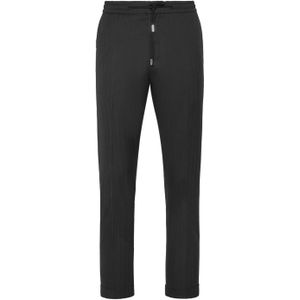 Philipp Plein - Wool Jogging Pants - Zwart - Heren