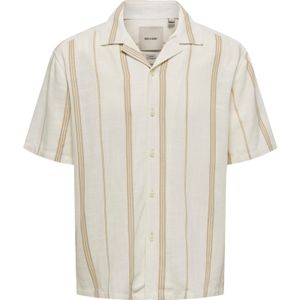 Only & Sons - Vrijetijdsoverhemd - All-over Motief - Loose Fit - Viscosemix