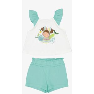 Mayoral - Kinder Set - Oranje en Wit - Meisjes