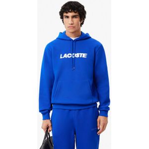 Lacoste - Piqué Hoodie - Blauw - Heren