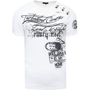 Rusty Neal - T-Shirt - Katoen - Zwart