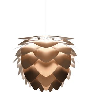 Umage Aluvia medium hanglamp brushed bronze met koordset wit Ø 59 cm