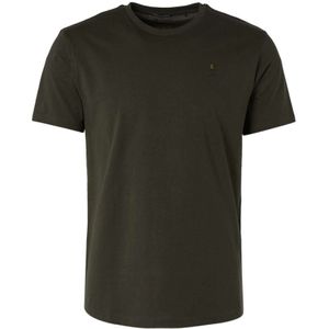 No Excess T-shirt crewneck solid basic moss