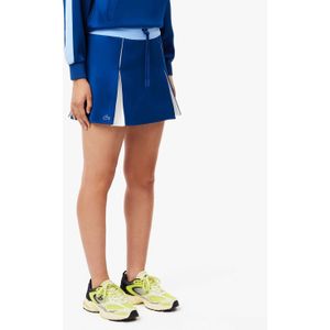 Lacoste - Colour-Block Interlock Rok - Blauw-Wit - Dames