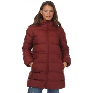 Levis - Midi Jacket - Dames Jas - Wijn - Met Capuchon