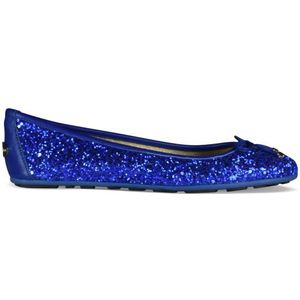 Jimmy Choo - Ballerina's - Blauw - Met Pailletten - Leren Hak