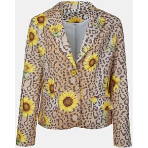 Mucho Gusto Blazer lesbos leopard print with sunflowers