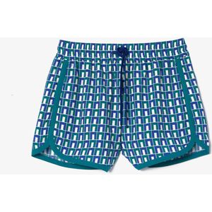 Lacoste - Korte Gedrapeerde Bermuda - Blauw - Dames