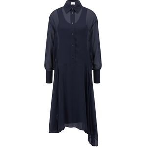 Boss - Dalvara Dress - Navy - Dames