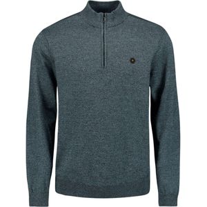 No Excess Pullover half zip 2 coloured melang cloud