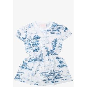 MC Saint Barth Meisjes jurk leila st tropez toile