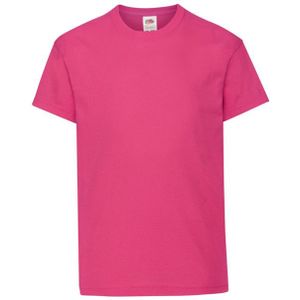 Fruit of the Loom - T-shirt - Eenvoudig - Zwart - 100% Katoen