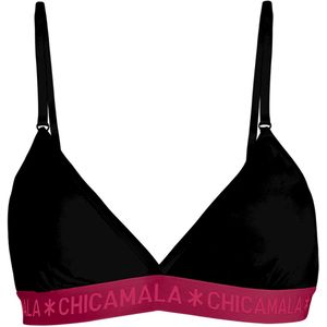 Muchachomalo Meisjes 1-pack triangle top effen