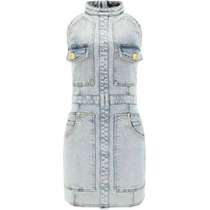 Balmain denim mini-jurk