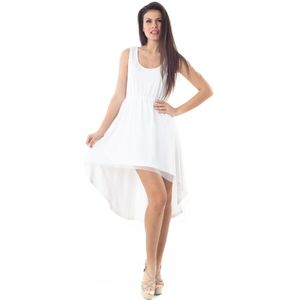 A-lijn Jurk - Hoog Laag - Mouwloos