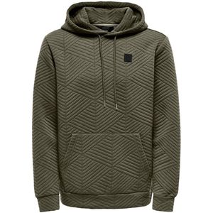 Only & Sons Onskyle reg quilt hoodie 3608 swt