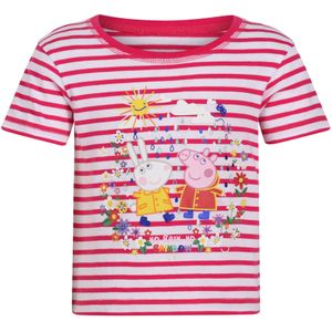 Regatta - Peppa Pig Stripe - T-shirt - 100% Katoen - Korte Mouwen