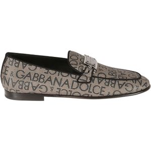 Dolce & Gabbana - Loafers - Bruin - Leer