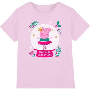 Peppa Pig Kinderen/kinderen magisch kerstmis t-shirt