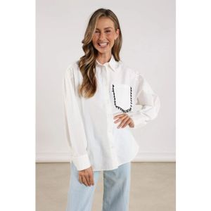 Nukus - NKF02072 17 - Blouse - Off White - Embroidery