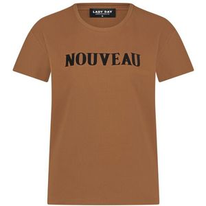 Lady Day - Milo - Nachthemd - Korte Mouwen - Ronde Hals - Co/El