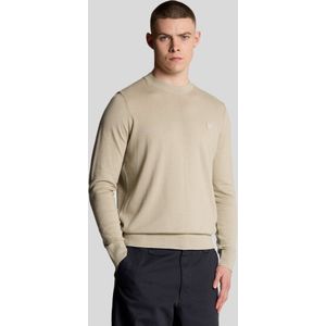 Lyle & Scott - Superfine Cotton Crew Neck - Trui - Willow Grey