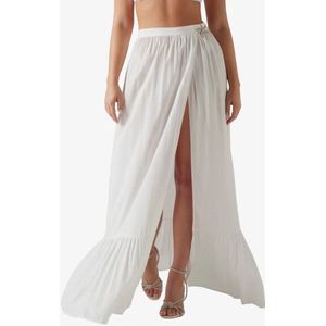 Soepel Vallende Rok - Ruche - Kleur - Materiaal