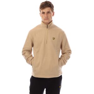 Lyle And Scott - Quarter Zip Fleece - Beige - Heren