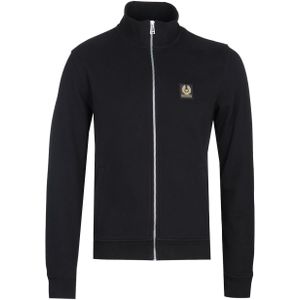 Belstaff - Cotton Fleece Full Zip Sweatshirt - Zwart