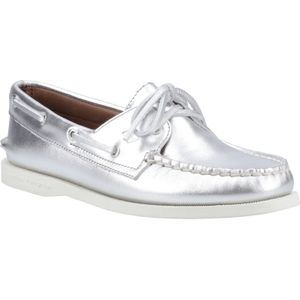 Sperry - Authentic 2 Eye - Bootschoenen - Zilver - Leer