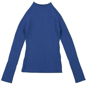 Mayoral - Basis Trui - Kobalt Blauw - Fijn Ribstofje