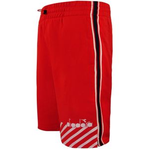 Diadora - Bermuda Shorts - Rood - Heren