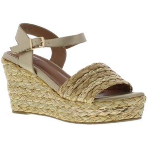 Mia & Jo - Tisja Raffia - Sandalen - Beige - Raffia