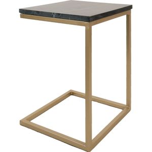 Home67 Laptoptafel mitch marmer zwart/goud